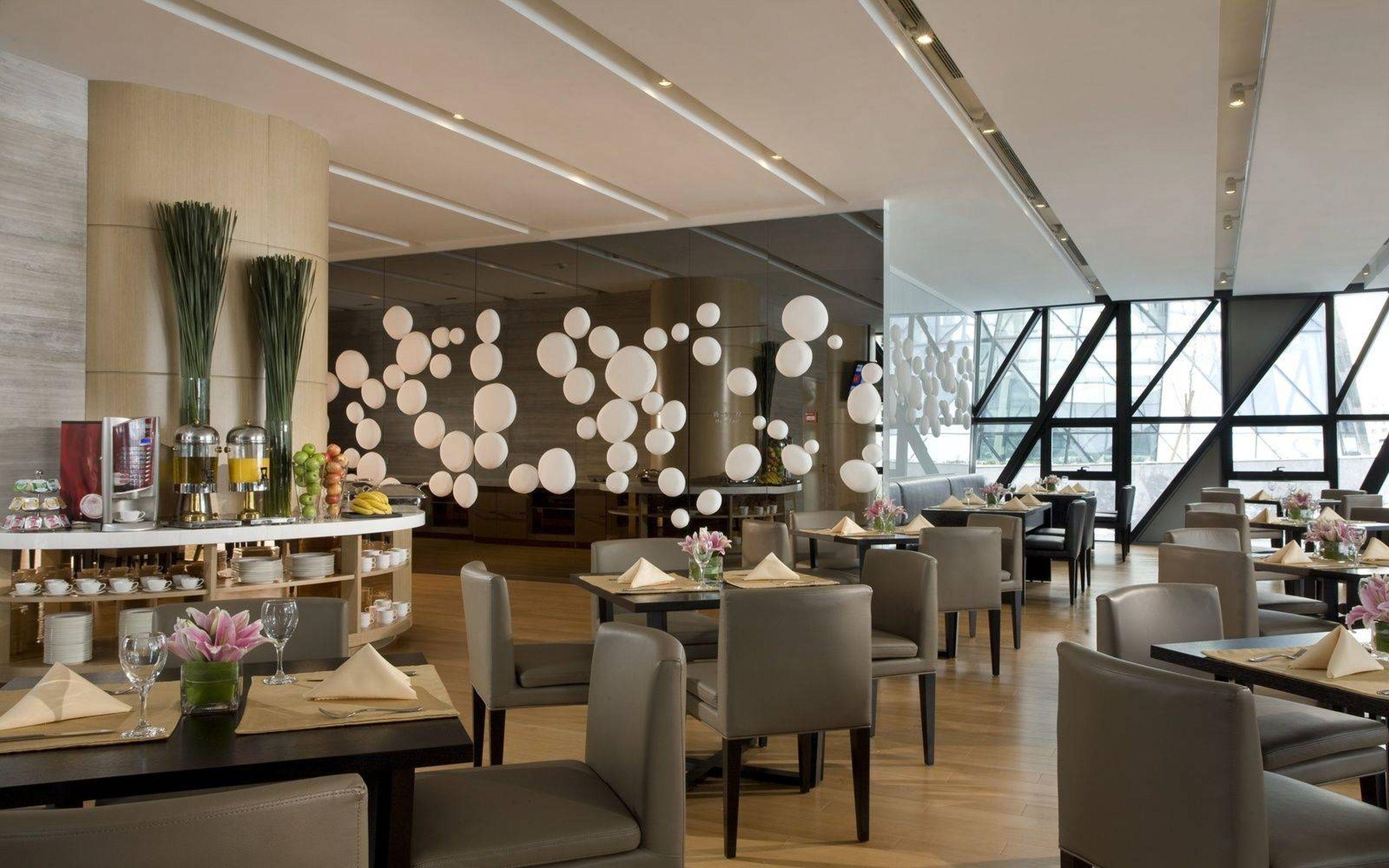 Ascott Raffles City Пекин Ресторант снимка
